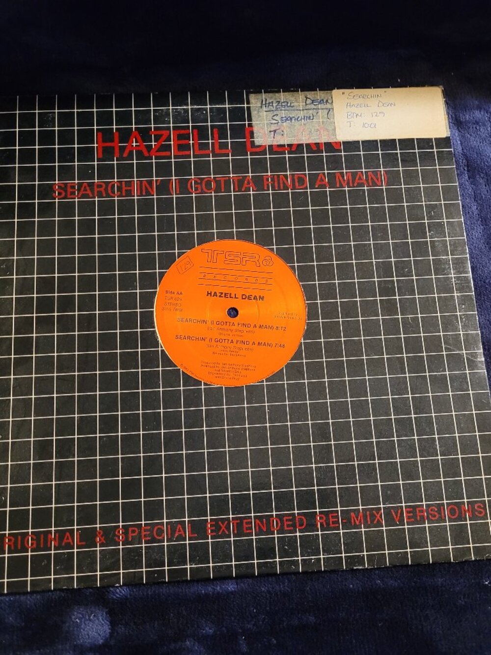 Hazell Dean Searchin’ I Gotta Find A Man 12-Inch Vinyl TSR 1983 Hi-NRG Disco